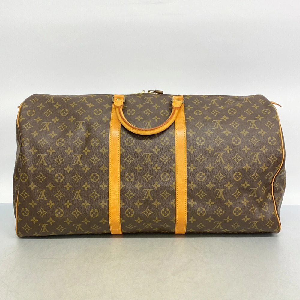LOUIS VUITTON Brown Monogram Keepall 60 Boston Bag - Picture 10 of 10